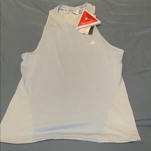 Adidas Women's Light Blue Tank Top